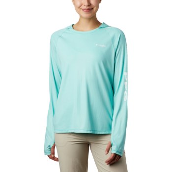 Columbia PFG Tidal Deflector, Sudaderas Con Capucha Azules Para Mujer | 057681-GHZ